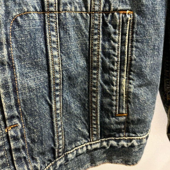 Levi’s Strauss authentic denim jean jacket mens XL dark medium wash - Picture 8 of 15